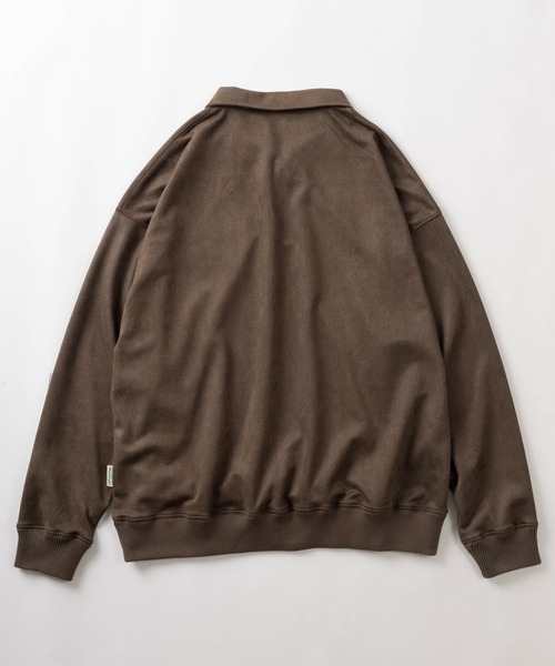 「POWER TO THE PEOPLE」 スウェットカットソー X-LARGE グレイッシュベージュ レディース_画像2