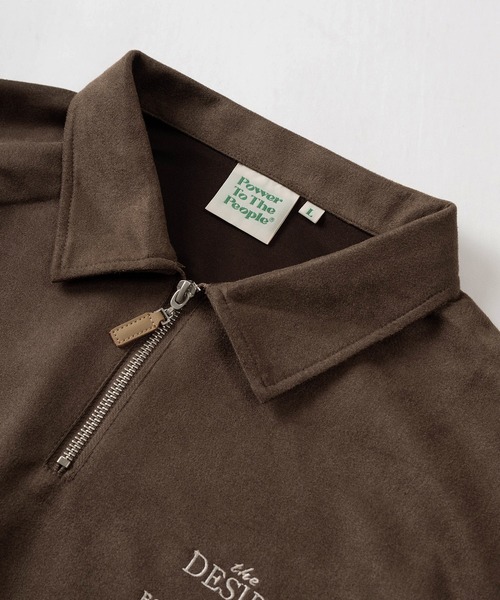 「POWER TO THE PEOPLE」 スウェットカットソー X-LARGE グレイッシュベージュ レディース_画像7