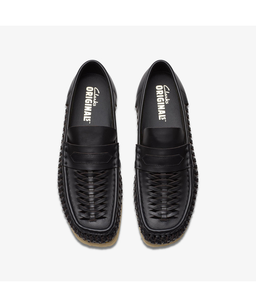 Clarks（クラークス） シューズ WB Penny Weave Black Leather メンズ