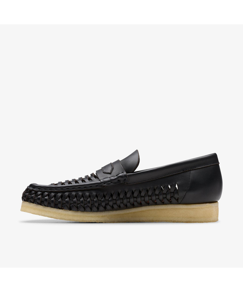 Clarks（クラークス） シューズ WB Penny Weave Black Leather メンズ