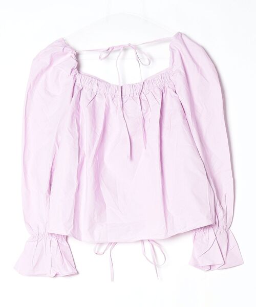 「MODE ROBE」 長袖ブラウス FREE パープル レディース_画像2