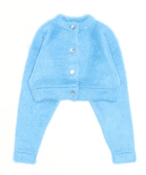 H BEAUTY&YOUTH UNITED ARROWS ニットカーディガン FREE ターコイズ