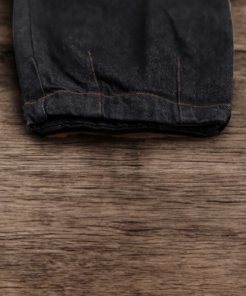 「antiqua」 デニムパンツ P ブラック レディース_画像3