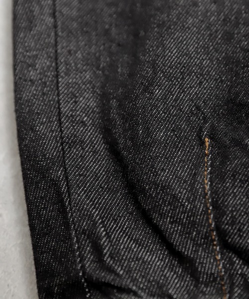 「antiqua」 デニムパンツ P ブラック レディース_画像4