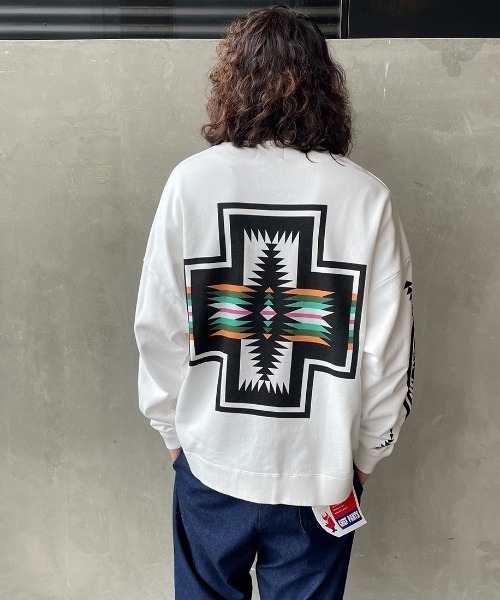 PENDLETON」 スウェットカットソー L ブラック レディース 楽天市場 