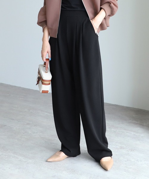 「reca」 スラックス M レッド レディース_画像2