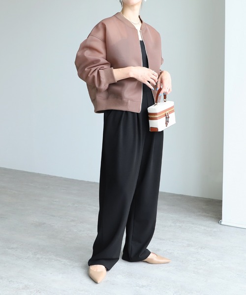 「reca」 スラックス M レッド レディース_画像3