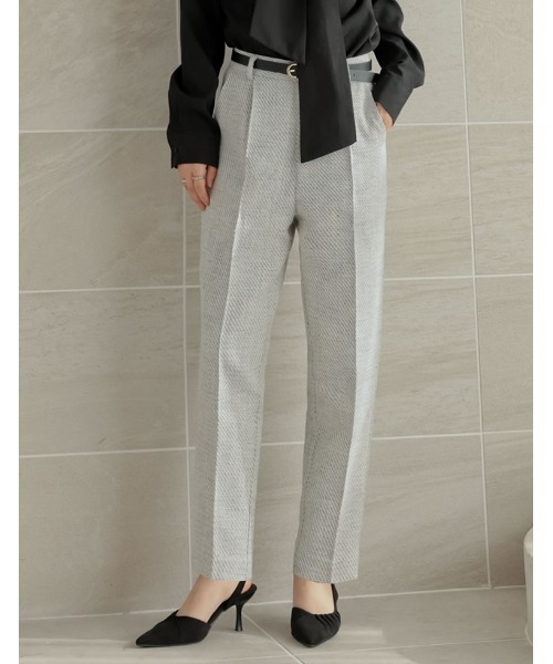 Re:EDIT（リエディ） スラックス パンツ 「低身長/高身長サイズ有