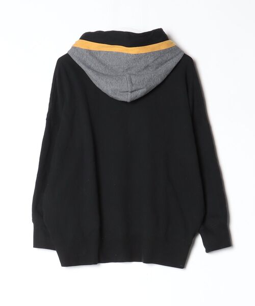 「bedsidedrama」 プルオーバーパーカー 2 ブラック レディース_画像2