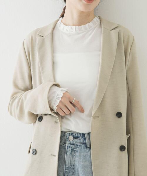 URBAN RESEARCH（アーバンリサーチ） tシャツ フリルデザインシアー