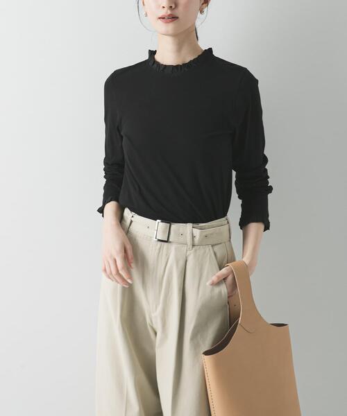 URBAN RESEARCH（アーバンリサーチ） tシャツ フリルデザインシアー