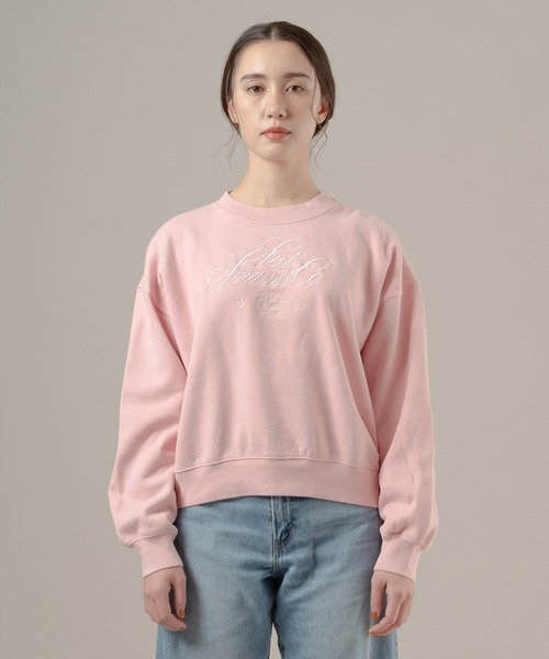 ロンハーマン　Levis Vintage Clothing スウェット　ピンク Authentic Crewneck Sweatshirt - Pink | Levi's® US