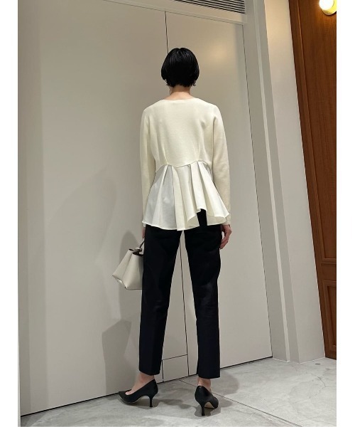 ESTNATION ホワイト ペプラムトップス zz-5114010030042_449-1.jpg?