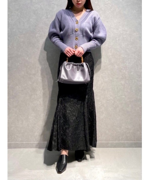 「LILY BROWN」 ニットカーディガン FREE ベージュ レディース_画像2