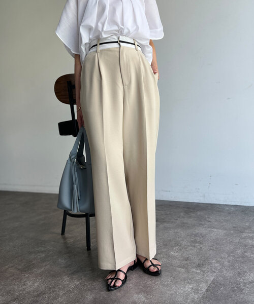 「Chez toi」 パンツ FREE ネイビー レディース_画像2