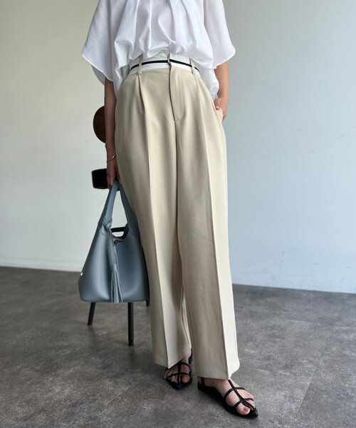 「Chez toi」 パンツ FREE ネイビー レディース_画像3