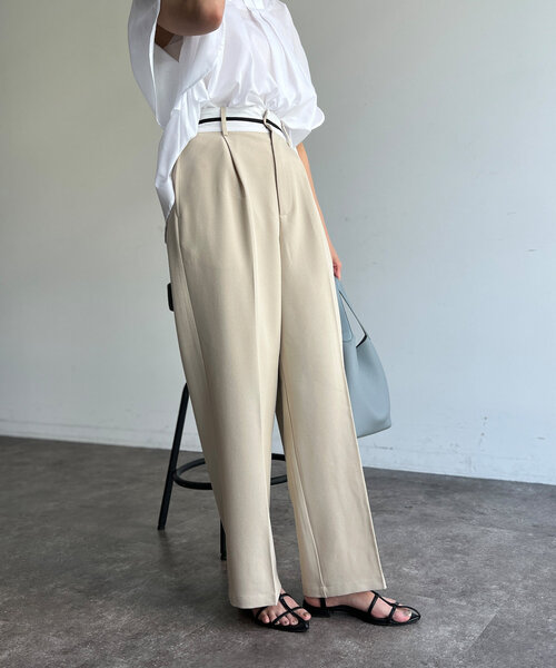 「Chez toi」 パンツ FREE ネイビー レディース_画像5