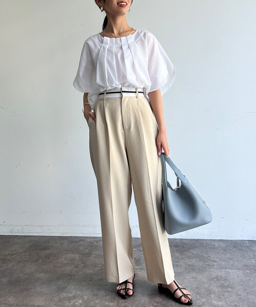 「Chez toi」 パンツ FREE ネイビー レディース_画像9