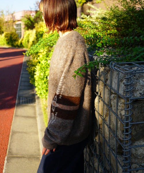 「PENDLETON」 ニットカーディガン MEDIUM モカ メンズ_画像6