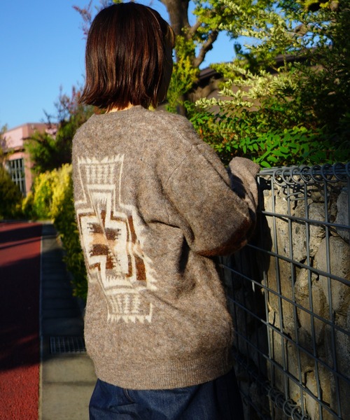 「PENDLETON」 ニットカーディガン MEDIUM モカ メンズ_画像7