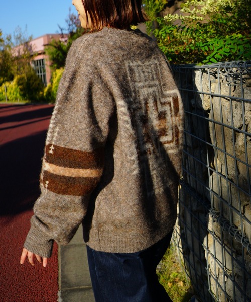 「PENDLETON」 ニットカーディガン MEDIUM モカ メンズ_画像8
