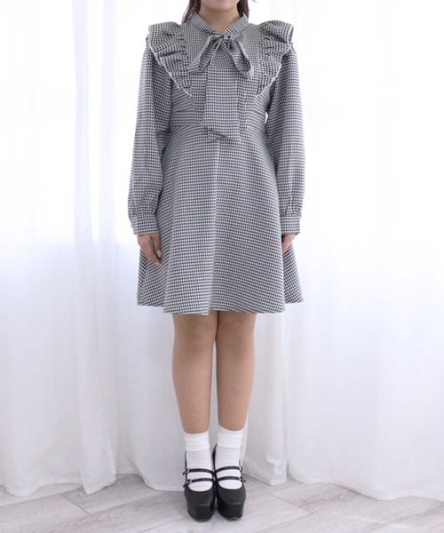 「TITTY&CO.」 長袖ワンピース SMALL アイボリー レディース_画像5