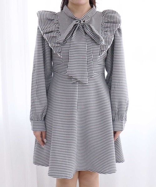 「TITTY&CO.」 長袖ワンピース SMALL アイボリー レディース_画像9