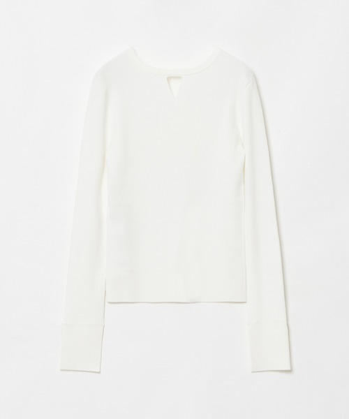 「LOULOU WILLOUGHBY」 長袖ニット 2 ブルーグリーン レディースの画像