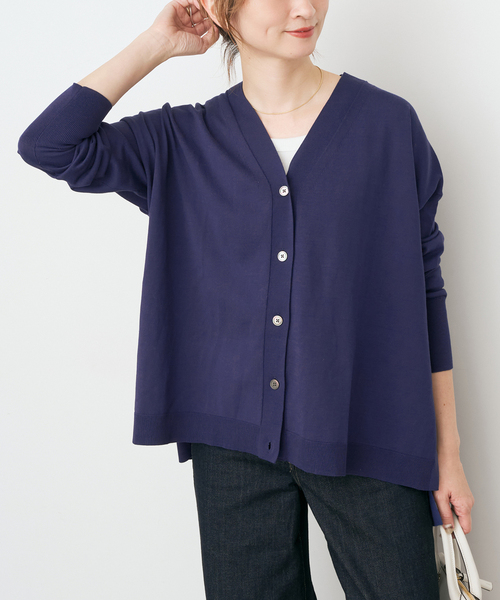 Spick and Span Emil cotoni Vネックカーディガン Emil cotoni Vネックカーディガン｜スピックアンドスパンの通販｜&mall