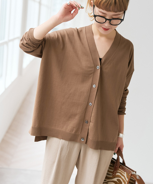 スピックアンドスパン easycare Vカーディガン Spick & Span（スピックアンドスパン）の「≪予約≫EASY CAREWOOL V