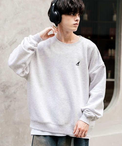 「KANGOL」 スウェットカットソー M ベージュ メンズ_画像2