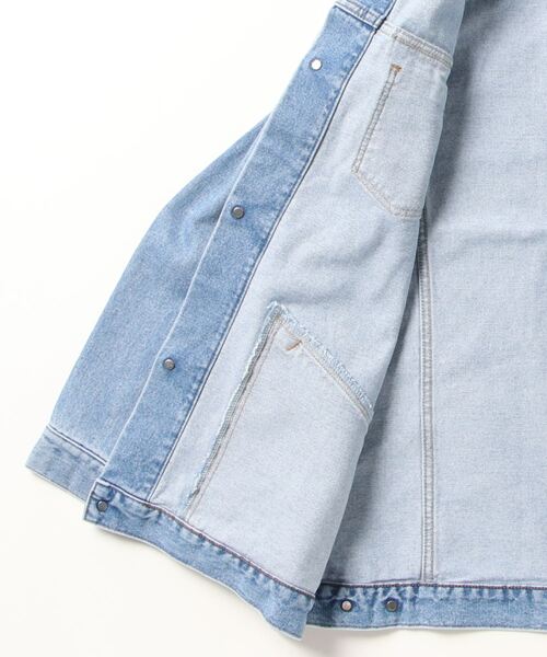 Wrangler」 デニムジャケット FREE コバルトブルー レディース 