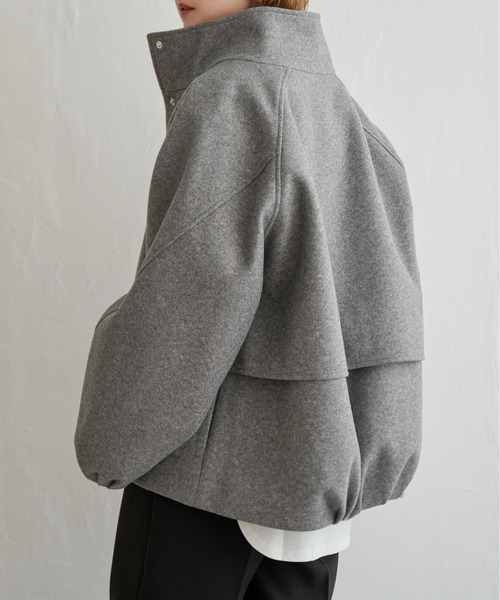 「notch.」 ジャケット M ダークグレー レディース_画像6