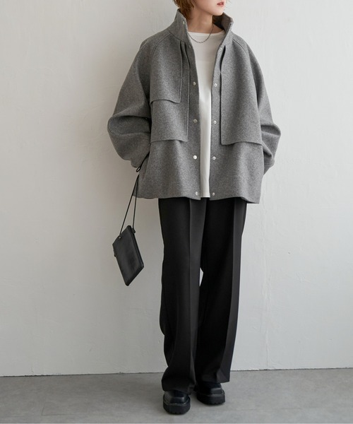 「notch.」 ジャケット M ダークグレー レディース_画像8