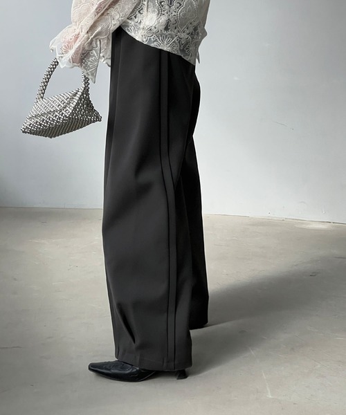 「chuclla」 パンツ L ダークグレー レディース_画像4