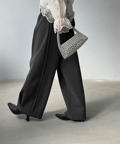 「chuclla」 パンツ L ダークグレー レディース_画像6