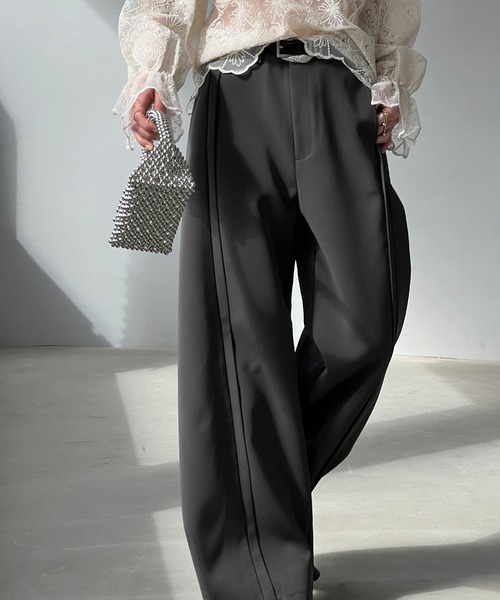 「chuclla」 パンツ L ダークグレー レディース_画像9