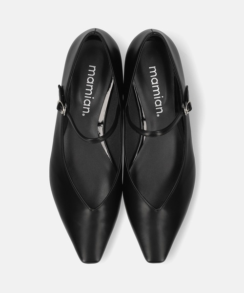 「MAMIAN」 フラットパンプス 23.0cm シルバー系その他 レディース_画像3