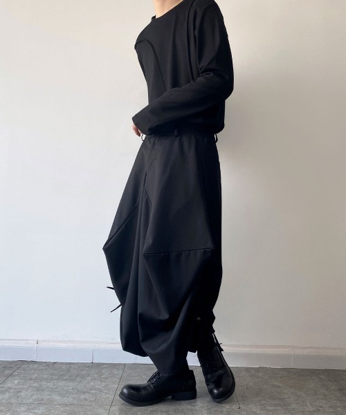 「Shoowtime」 スラックス MEDIUM ブラック メンズ_画像7