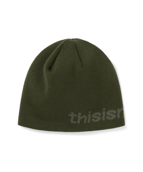 thisisneverthat ニット帽 カーキー thisisneverthat（ディスイズネバーザット） ニット帽 ニットキャップ