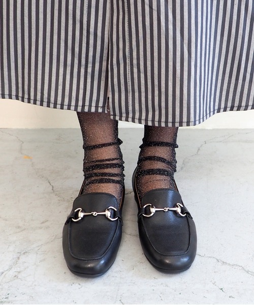 「あしながおじさん」 シューズ 22.5cm ブラック レディース_画像8