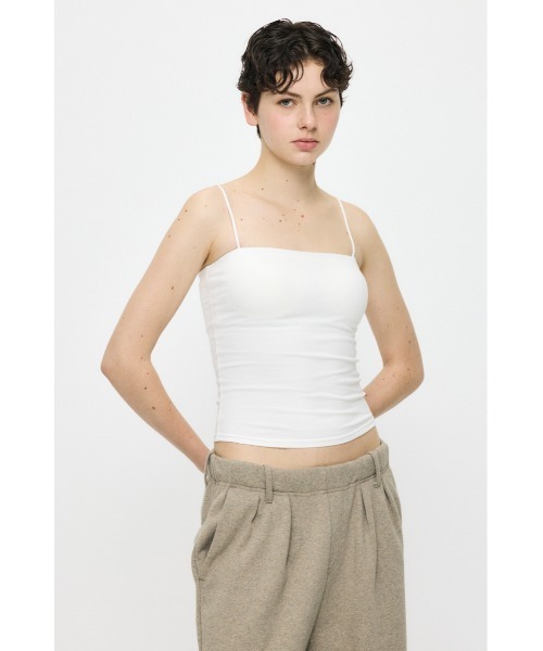 MOUSSY（マウジー） カップ付き キャミソール SQUARE NECK BARE キャミ