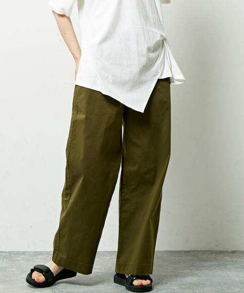 「MELROSE claire」 パンツ 2 ベージュ レディース_画像3