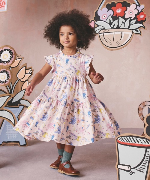 Cath Kidston（キャス・キッドソン） ワンピース キッズ ティアード