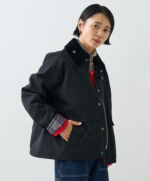 「FREAK'S STORE」 「Barbour」ブルゾン 36 ブラック レディースの画像