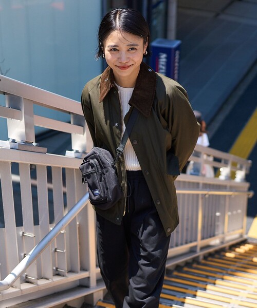 「FREAK'S STORE」 「Barbour」ブルゾン 36 ブラック レディースの画像
