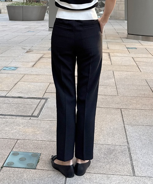 「JENNE」 チノパンツ MEDIUM ホワイト レディースの画像