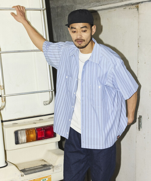 【dobby】キャップ・シャツセット RED KAP（レッドキャップ） シャツ 別注 ブロード レジメント