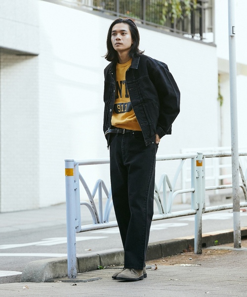 「JOURNAL STANDARD」 デニムパンツ SMALL ブラック メンズの画像