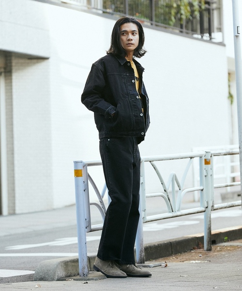 「JOURNAL STANDARD」 デニムパンツ SMALL ブラック メンズの画像